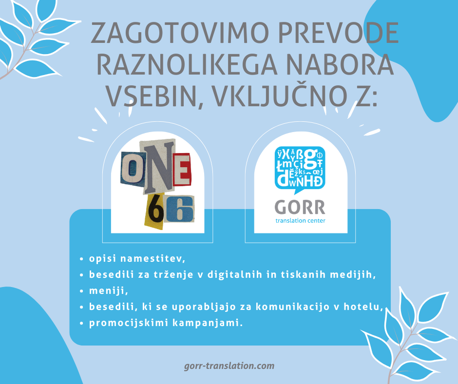 Seznam - GORR zagotovi prevode raznolikega nabora.