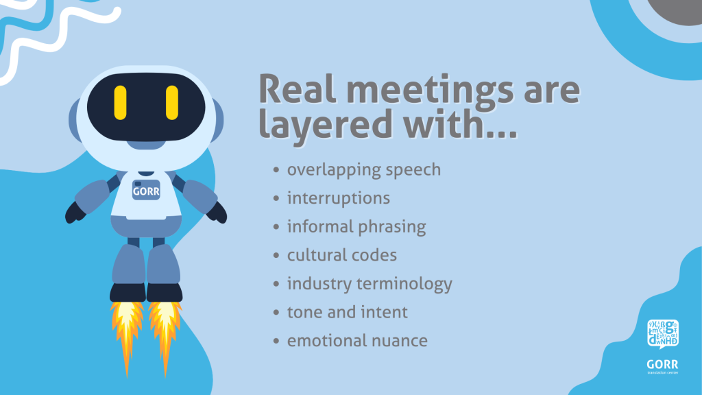 Real meetings with real people are more than AI can handle