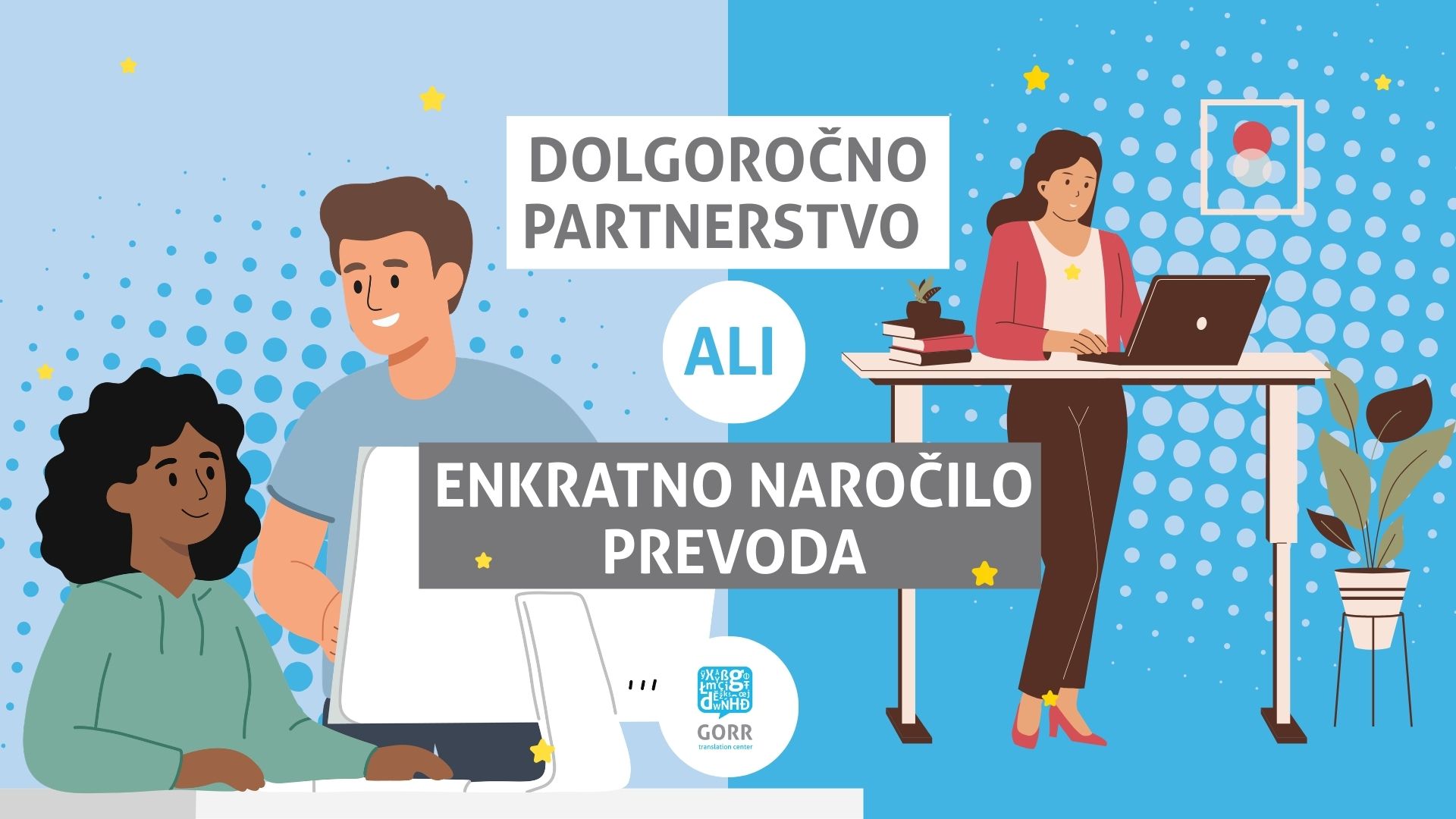 dolgoročna partnerstva na področju prevajanja med podjetji